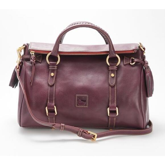 Dooney & Bourke Women Handbags Florentine Leather Satchel Elephant - Picture 16 of 16